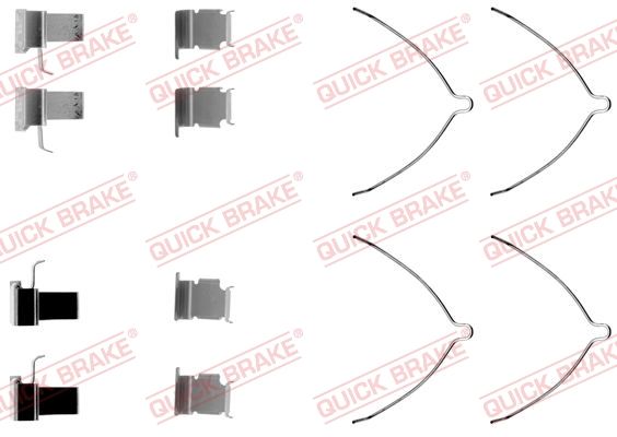 QUICK BRAKE Комплектующие, колодки дискового тормоза 109-1261